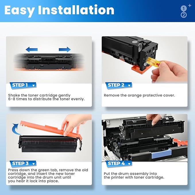 210A Toner Cartridges Compatible for HP 210A 210X Toner Cartridges for Color Laser Pro 4201dw 4201dn MFP 4301fdn 4301fdw 4301dw Printer, 8 Pack