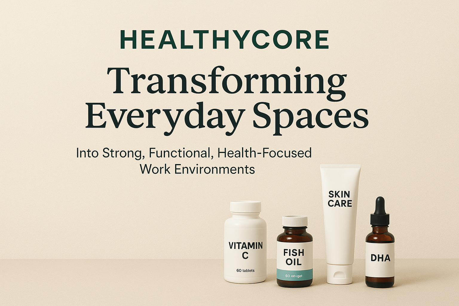 HealthyCore: Transforming Everyday Spaces Into Strong, Functional, Health-Focused Work Environments