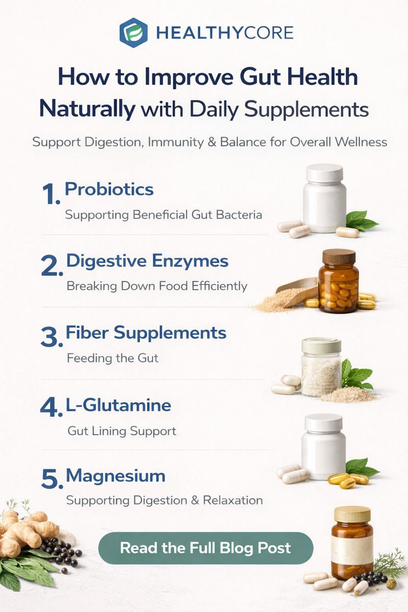 How to Improve Gut Health Naturally with Daily Supplements