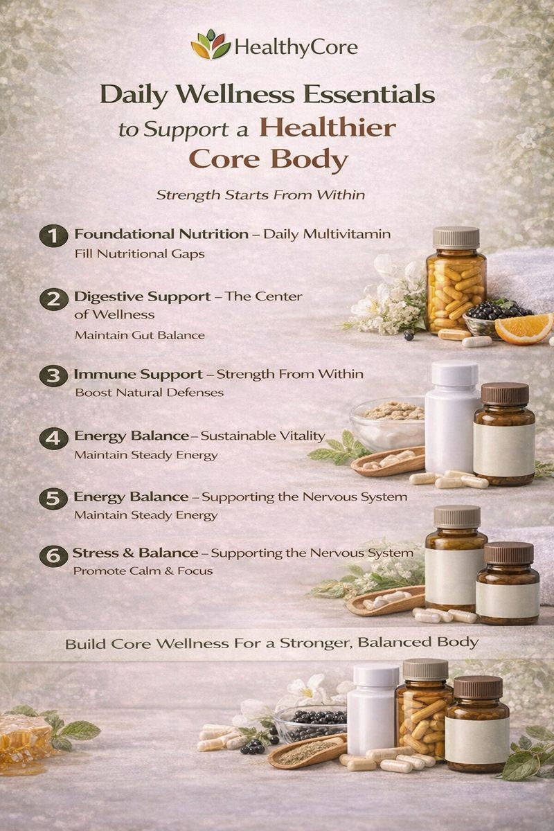 Daily Wellness Essentials to Support a Healthier Core Body