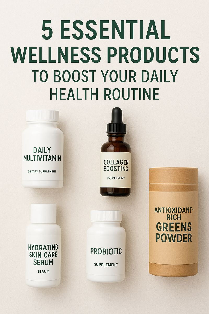 5 Essential Wellness Products to Boost Your Daily Health Routine