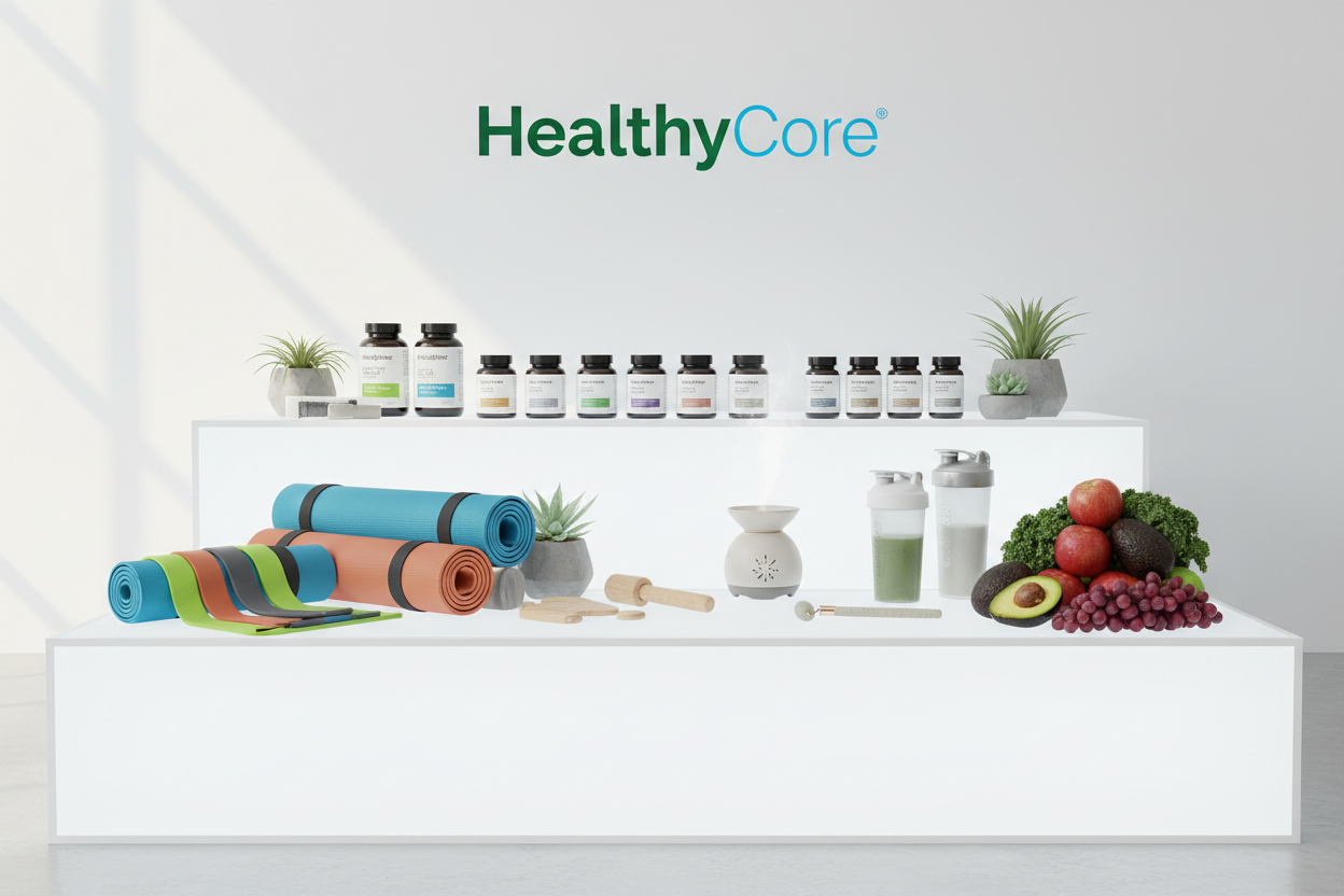 core health, total body wellness, daily vitality, healthy habits, functional strength, HealthyCore