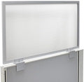 OBEX Screen Extender Polycarbonate Desk Privacy Panel & Divider for Office Cubicle, 18" x 30", Translucent