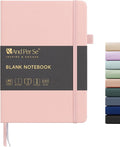 &And Per Se Blank Journal Notebook, 160 Pages, 5.7 x 8 inches College Ruled Thick Paper Notebook Journals for Writing, Hardcover Notebook(1 Pack, pink)