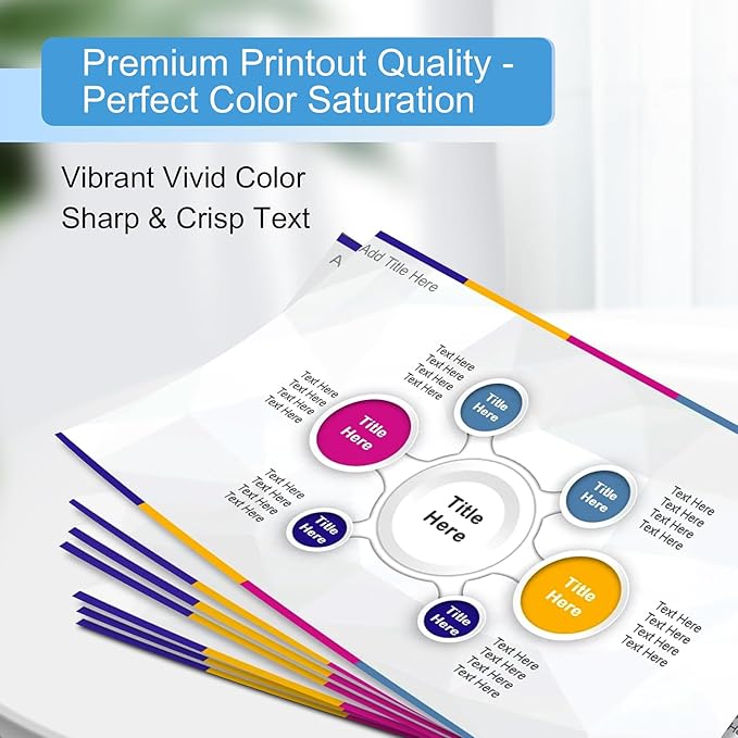 202A Toner Cartridges 4 Pack(with chip) Comaptible with 202A Toner Cartridges, Works with Color Laser Jet Pro M254dw; Color Laser Jet Pro MFP M281cdw, M281fdw Printers(Black Cyan Yellow Magenta)