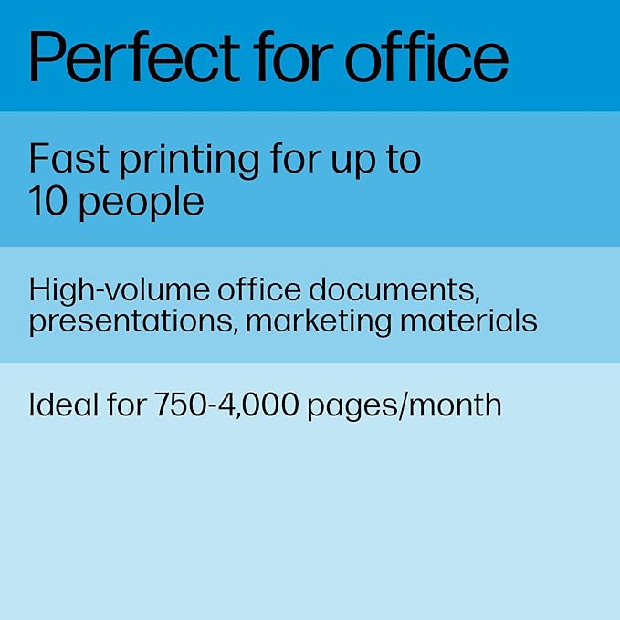 HP LaserJet Pro MFP 4101fdw Wireless Black & White All-in-One Laser Printer, Scanner, Copier, Fax, Best-for-Office (2Z619F)