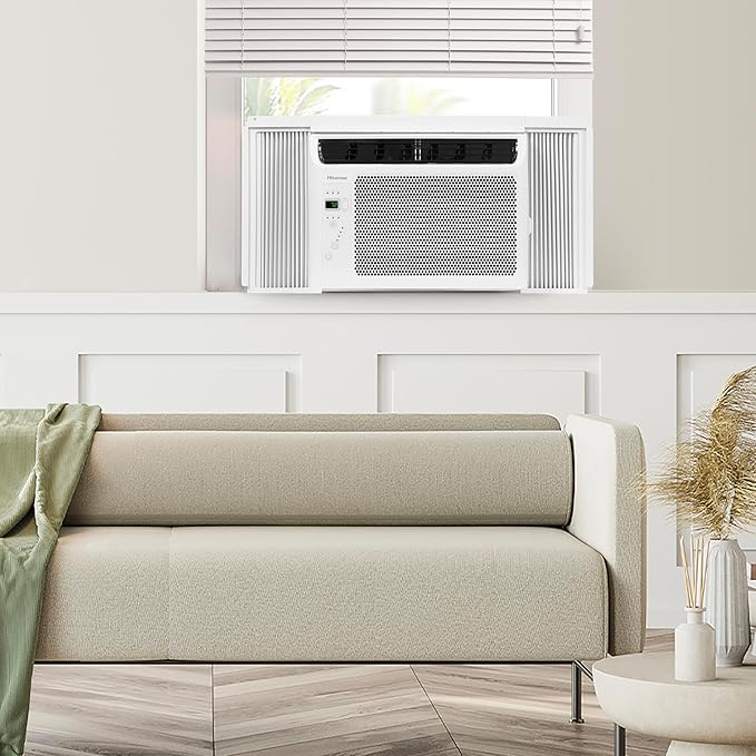 Hisense WC05R25A Window Air Conditioner, 5,000 BTU, White